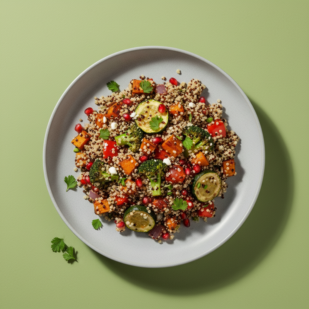 Quinoa Salad with Roasted Vegetables