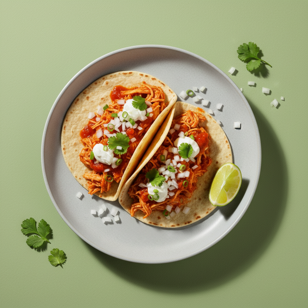 Speedy Chicken Tinga Tacos