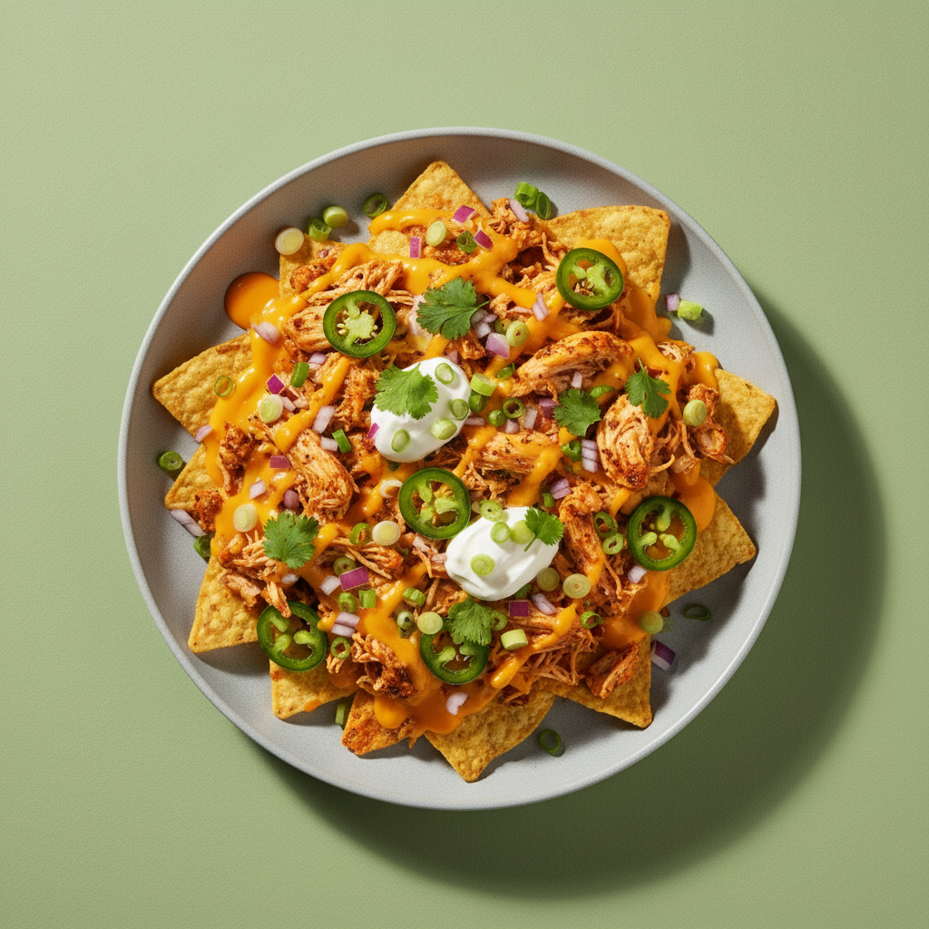 Loaded Chicken Nachos