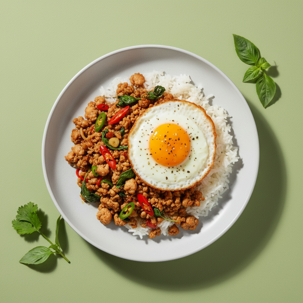 Spicy Thai Basil Chicken (Pad Krapow Gai)