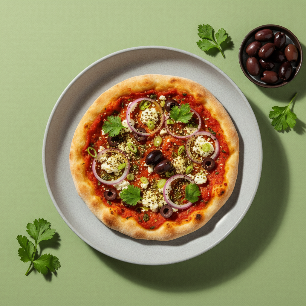 Quick Lebanese Pizza (Man'ouche)