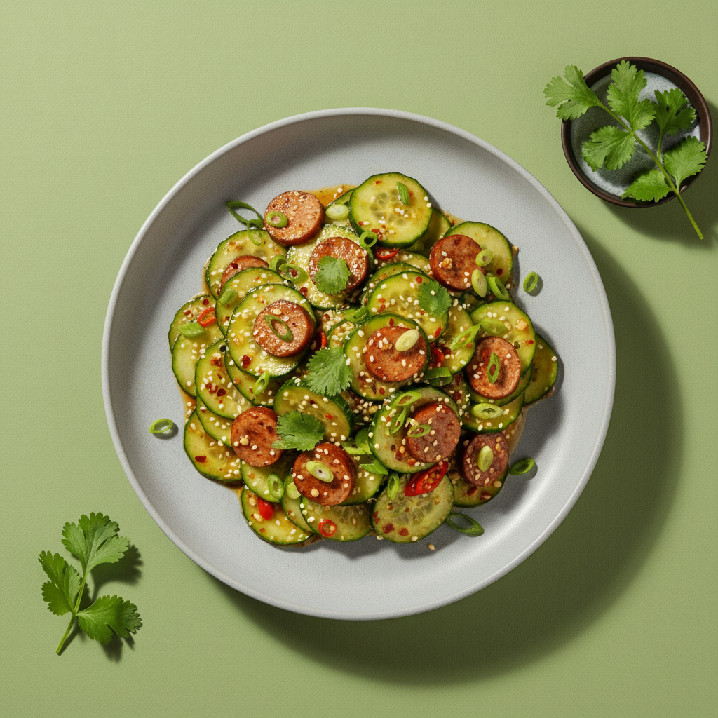 Speedy Asian Cucumber Salad