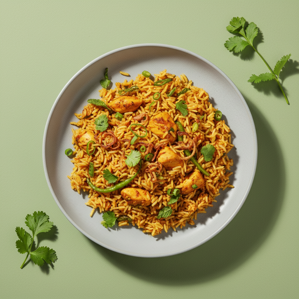 Quick Chicken Biryani