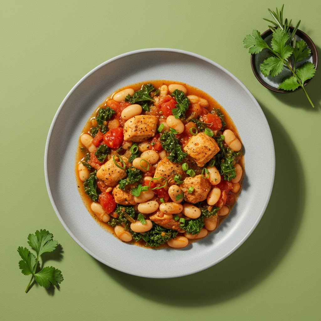 Tuscan-Style Chicken and White Bean Stew