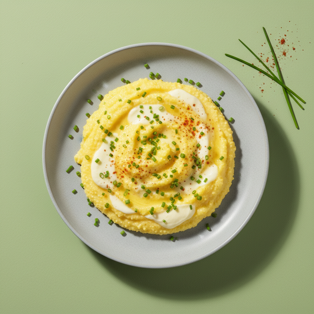 Instant Pot Creamy Cheesy Polenta