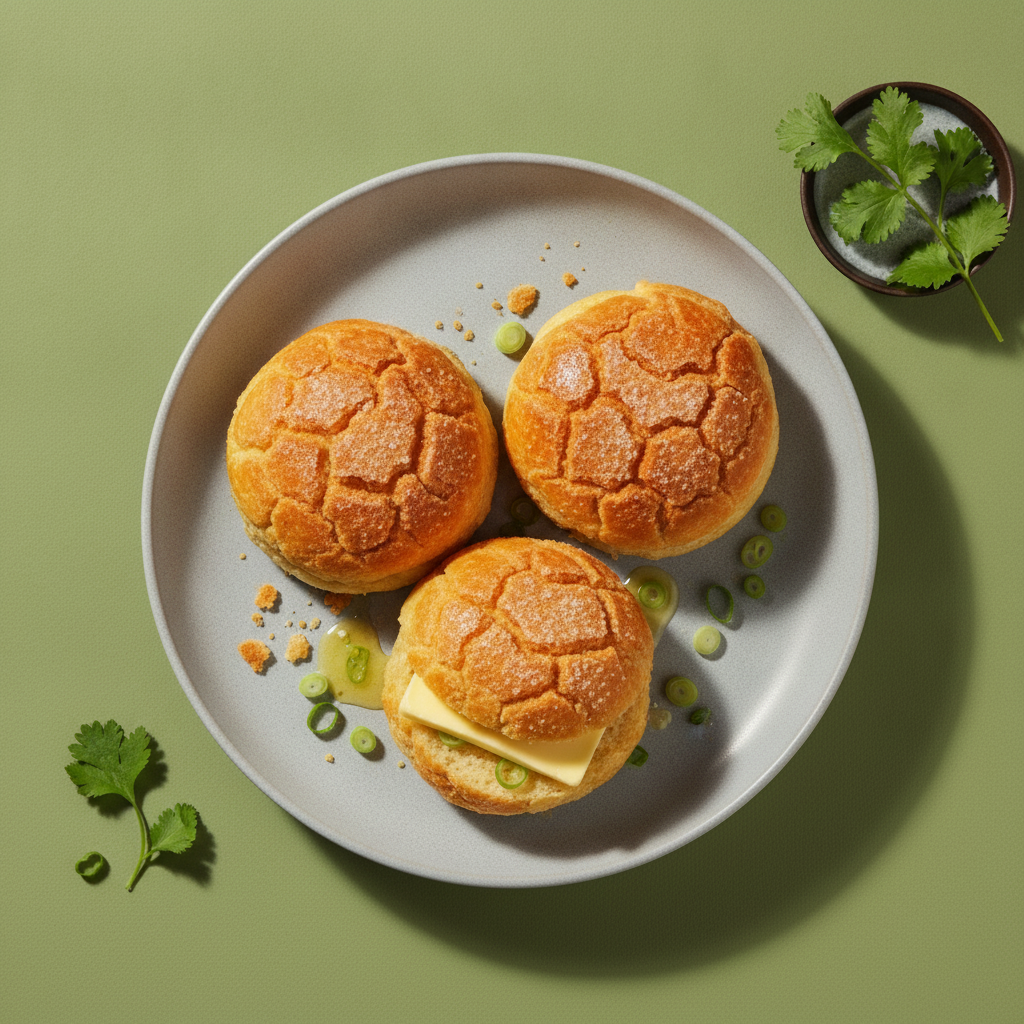 Hong Kong Pineapple Bun (Bo Lo Bao)