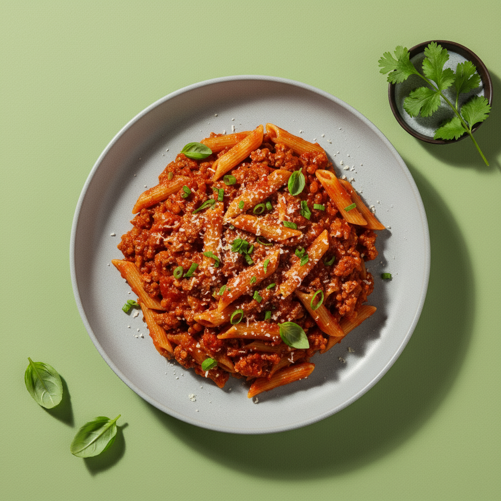 Lamb & Tomato Ragu with Gluten-Free Penne