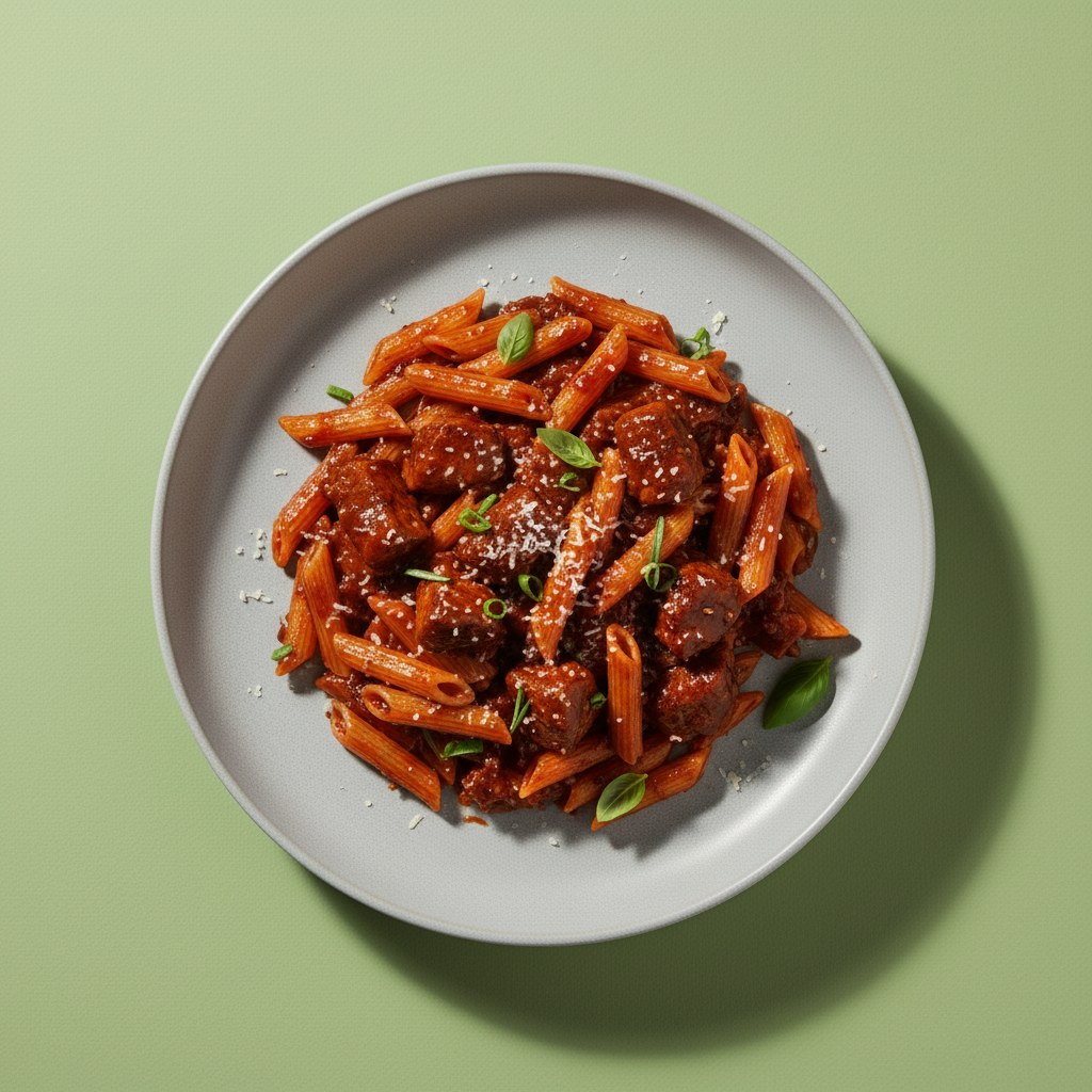 One-Pot Lamb and Penne with Red Wine