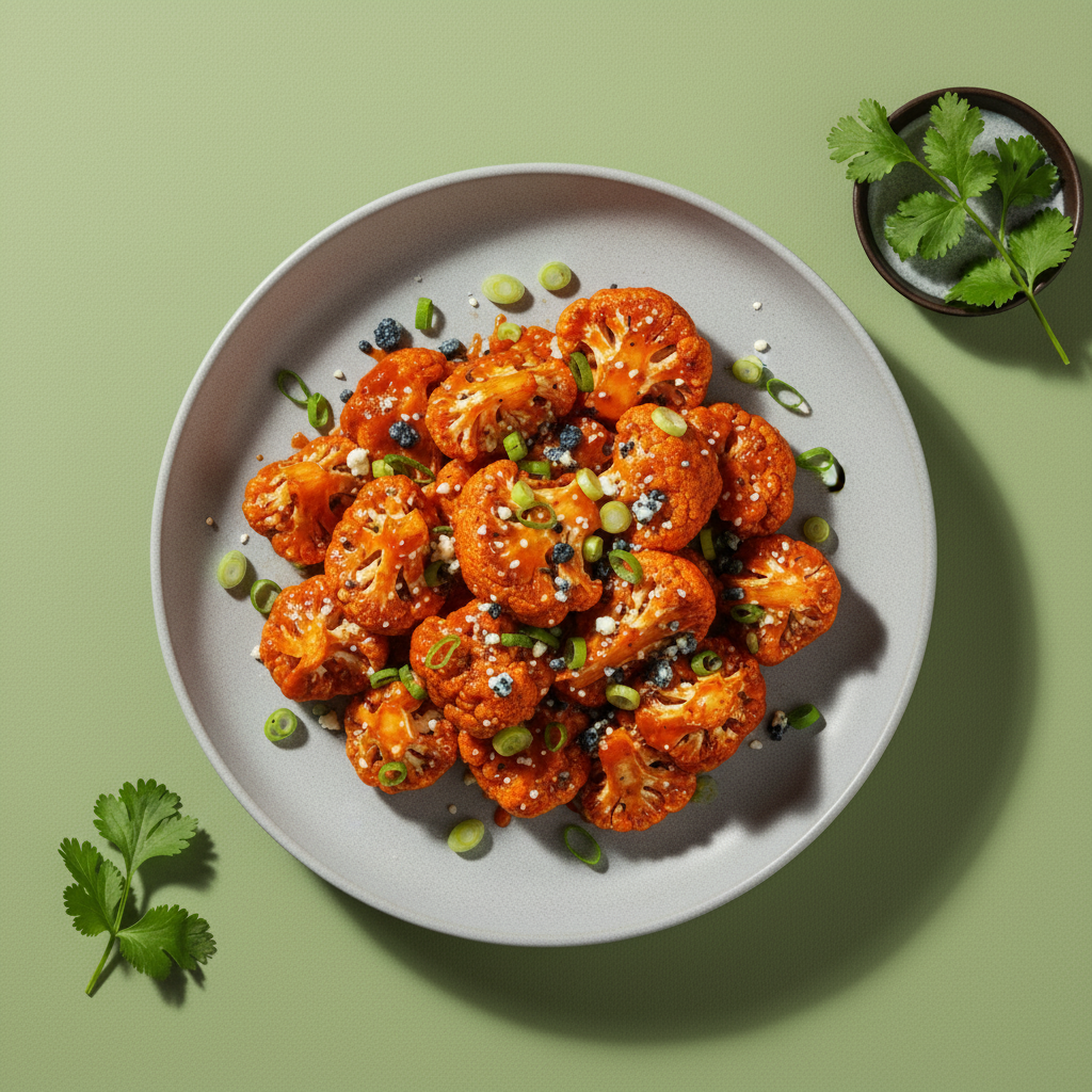 Baked Buffalo Cauliflower
