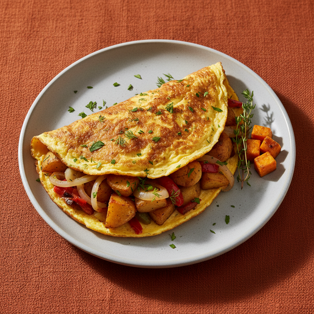 Fall Farmer's Skillet Omelette