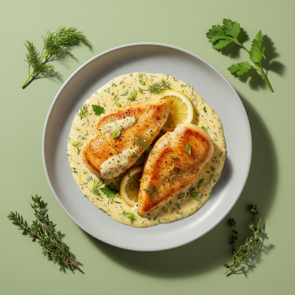 Creamy Lemon Herb Chicken